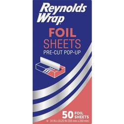 Reynolds Wrappers 50 Pre-Cut Pop Up Aluminium Foil 50pcs