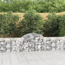 vidaXL 200 60/80 cm/ 13 Arched Gabion Basket Cage