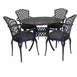 Charles Bentley Cast Patio Dining Set