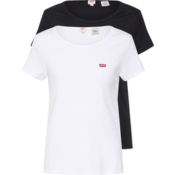 Levi's Neutrals Tee 2-pack - Black/White