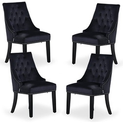 Windsor LUX Velvet Kitchen Chair 2pcs