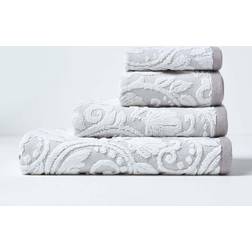 Homescapes Damask 600 Bath Towel Beige