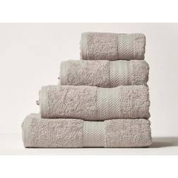 Homescapes Light Bath Towel Grey, White