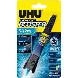 UHU LED LIGHT Booster Glue Adhesive Fills SEALED 3g Tube Watch Glass