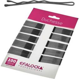 Efalock Professional Hair styling Hair Pins and Hair Clips Duchesse Hair Clips, Length Black