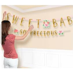 Amscan Floral Baby Jumbo Letter Banner 2