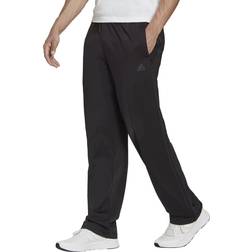 Adidas Primegreen Essentials Warm-Up Open Hem 3-Stripes Track Pants Men's - Black