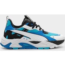 Puma rs-trck super 39165502 mens blue canvas lifestyle trainers shoes