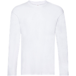 Fruit of the Loom Men's R Long Sleeved T-shirt - White