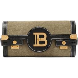 Balmain Khaki & Black B-Buzz 23 Clutch Bag Ubk Kaki/Noir UNI