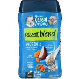 Gerber Powerblend Cereal, Oatmeal, Lentil, Carrots