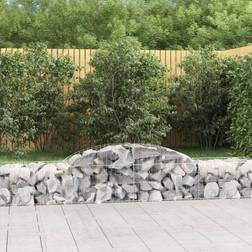 vidaXL 300 40/60 cm/ 4 pcs Arched Gabion Basket Cage