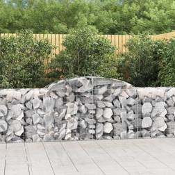 vidaXL 300 cm/ 5 pcs Arched Gabion Basket 50x100cm