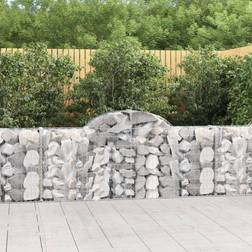 vidaXL 200 80/100 cm/ 7 Arched Gabion Basket