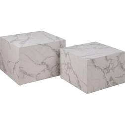 AC Nordic Dicte White Coffee Table 58x58cm 2pcs