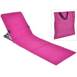 HI Foldable Beach Mat Chair PVC Pink