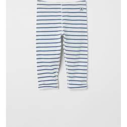 Polarn O. Pyret Striped Baby Leggings White 9-12m x