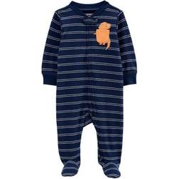 Carter's Baby Dinosaur 2-Way Zip Cotton Sleep & Play Pajamas - Navy