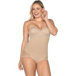 Leonisa Righteous Curves High Waist Tummy Shaper, Small, Nude