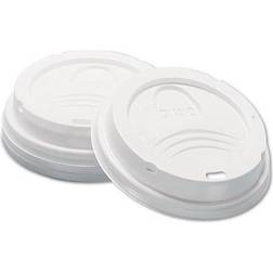 Dixie C-Dome Ppr Cup Lid F/8Oz Sip-Thru Whi 10/100