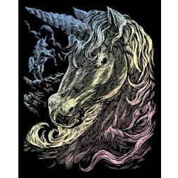 Royal & Langnickel Holographic Foil Engraving Art Kit 8"X10"-Unicorns