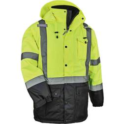 Ergodyne GLOWEAR 8384 Hi Vis Thermal Parka, Lime