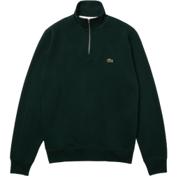 Lacoste Men's Zippered Stand-Up Collar Sweatshirt - Green