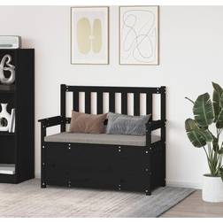 vidaXL Black Settee Bench