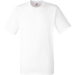 Fruit of the Loom Men's Heavy Weight Belcoro Short Sleeve T-shirt - White