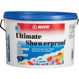 Mapei Ultimate Showerproof Wall Tile Adhesive 15kg Off White