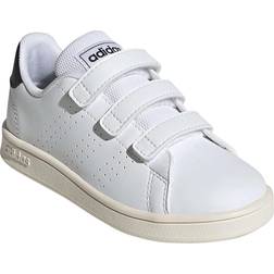 Adidas Kid's Advantage Lifestyle Court Hook & Loop - Cloud White/Legend Ink/Cloud White