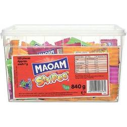 Haribo Maoam Stripes Sweets Drum 840g 58047 HB92628