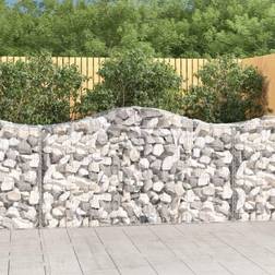 vidaXL 200 cm/ 3 Arched Gabion Basket Gabion