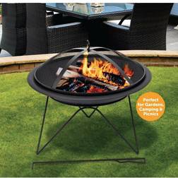 Vivo My Garden Outdoor Fire Pit Firepit BBQ Summer Round