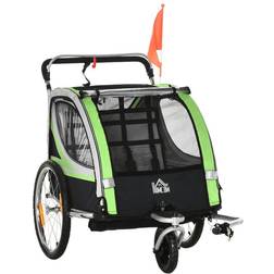 Homcom 2 in 1 Kids Bike Trailer