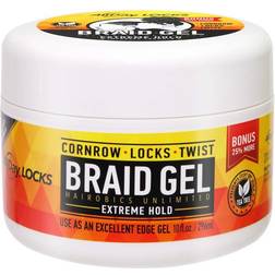 AllDay Locks Braid Gel Extreme Hold, Smooths Tames Frizz No Flaking