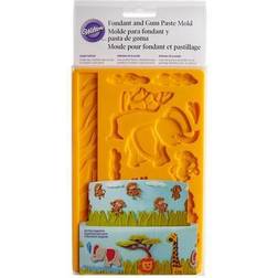 Wilton Jungle Animals Gum Paste Chocolate Mold