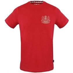 Aquascutum Stitched Aldis Logo T-shirt - Red