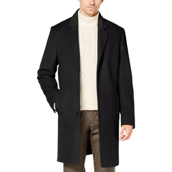 Michael Kors Men's Madison Modern Fit Overcoat - Black