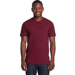 Next Level Mens Premium Fitted Short-Sleeve Crew T-Shirt Maroon