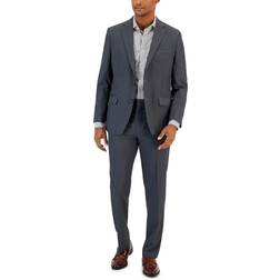 Van Heusen Men's Flex Plain Slim Fit Suits - Medium Charcoal Grey