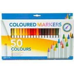 Grafix 50 washable coloured markers r06-254