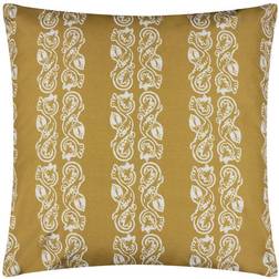 Paoletti Kalindi Stripe Large Complete Decoration Pillows Yellow