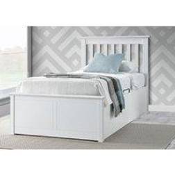 Bedmaster Frankie White Storage Bench