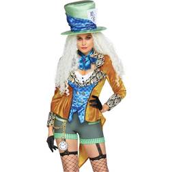 Leg Avenue Women's Classic Mad Hatter Costume