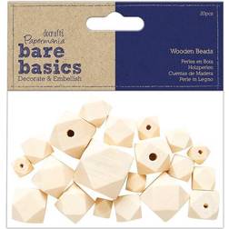 Bare Basics Wooden Octagonal Beads