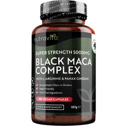 Nutravita Super Strength 5000mg Black Maca Complex 180 pcs