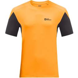 Jack Wolfskin Mens Narrows T-Shirt Orange Pop