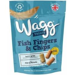 Wagg fish fingers & chips dog treats dogs