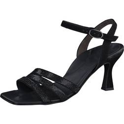 Paul Green 6.5 Adults' 6058-023 Black Suede Womens Strappy Sandals